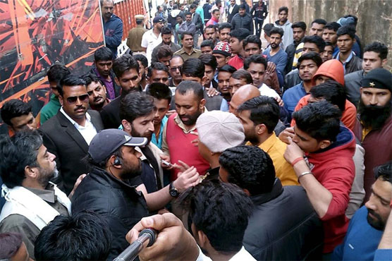 Losing the plot: Indian protesters attack Bollywood film set