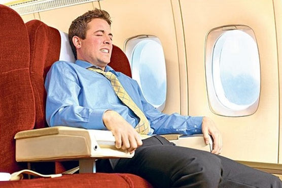 A pilot tries to answer questions of terrified passengers