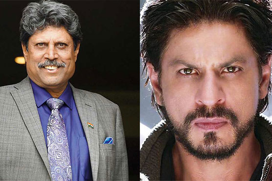 Ex-cricketer shares pic of Kapil Dev, SRK playing soccer