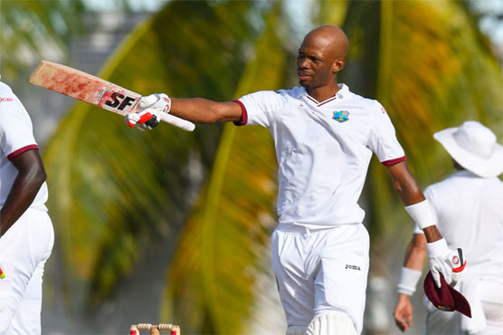 Ton-up Chase, Holder give West Indies edge