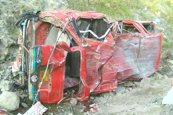 Four killed as van plunges into ravine in Battagram