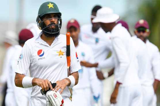 West Indies respond after Ali ton, Misbah out for 99