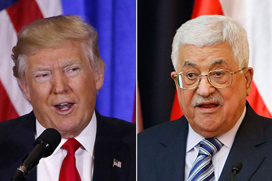 Trump hosts Palestinian president at White House