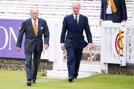Britain's Prince Philip opens new Lord's stand