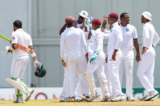 Pakistan 78/8, WI require three wickets to level Test series