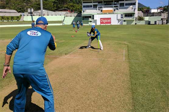 Roseau: Misbah XI practice ahead of final WI Test