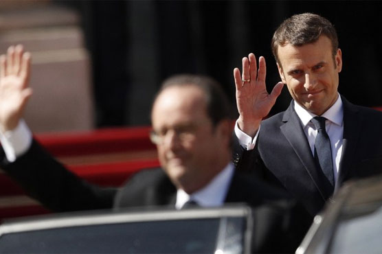 Macron takes power as French president