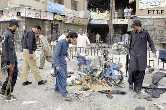 کوئٹہ :دشت میں سکیورٹی فورسز کی گاڑی کے قریب دھماکہ