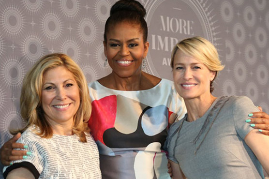 'House of Cards' first lady backs Michelle as next US president