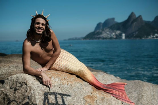 Brazilian 'mermaids' ride quirky fashion wave