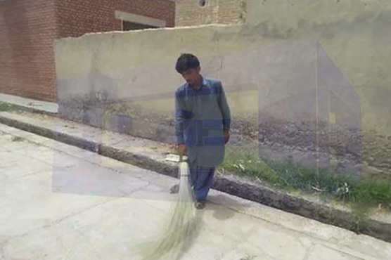 Narcotics dealer sentenced to cleaning Muzaffargarh for a year