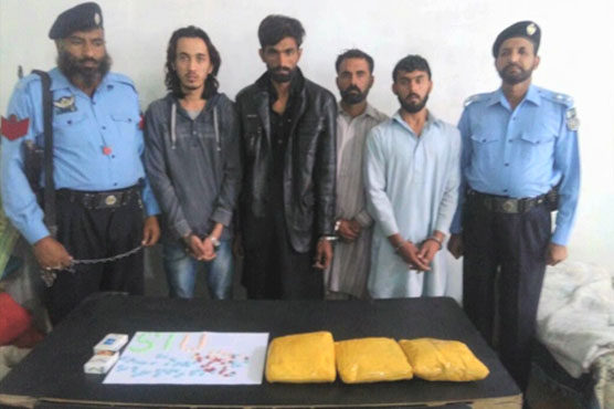 Four held for selling drugs in educational institutions of Islamabad