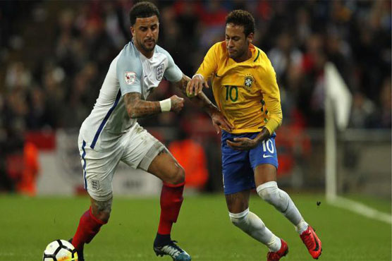 Football: Young England stifle Neymar's Brazil