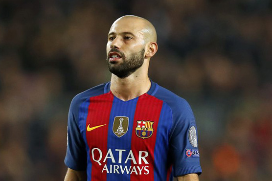 Barcelona lose Mascherano for a month