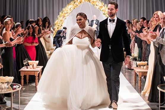 Serena Williams ties nuptial knot with Reddit co-founder