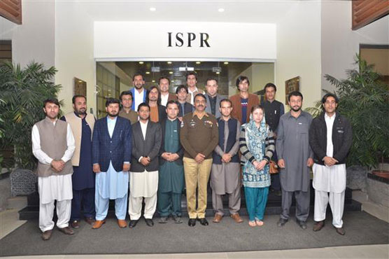 FATA youth delegation visits ISPR