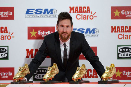 Football: Messi maturing with age as he picks up fourth Golden Shoe
