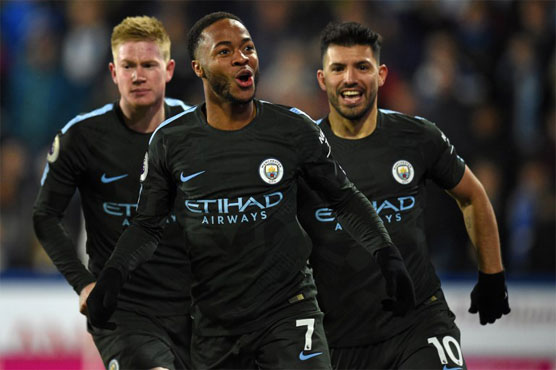 Football: Sterling late strike extend City's lead at the top