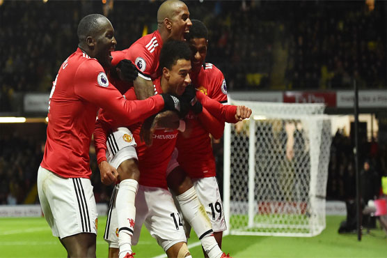 Football: Old boy Young downs Watford to lift Man Utd