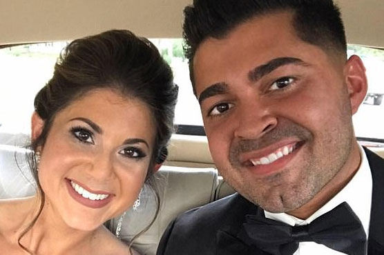 Born in same hospital, on same day. Now they're married