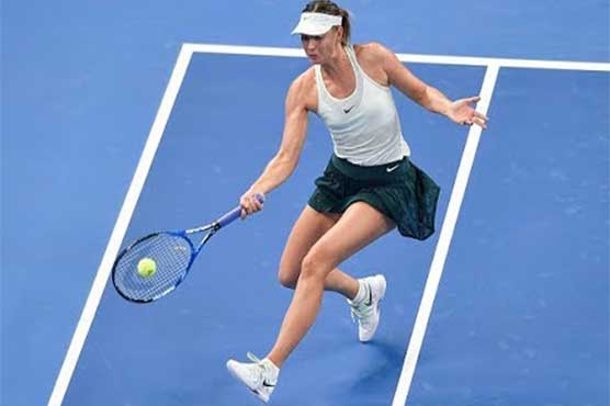 Tennis: Sharapova gets red-hot Garcia in tough Tianjin opener