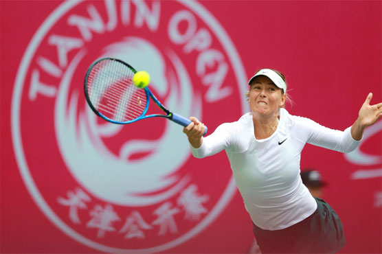 Tennis: Sharapova triumphs in Tianjin opener