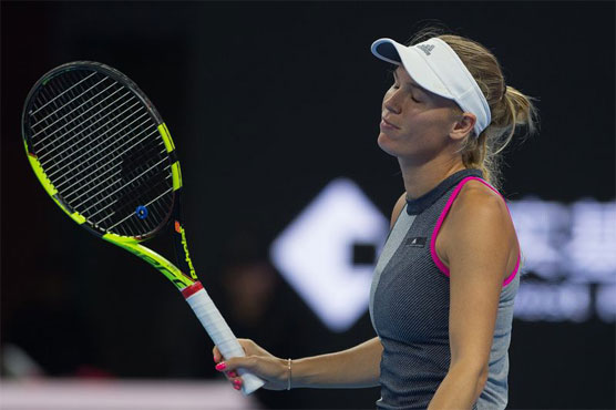 Tearful Wozniacki and top seed Svitolina pull out injured in Hong Kong