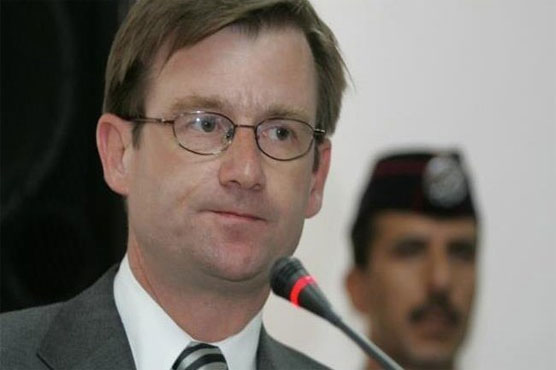 US ambassador expresses grief over martyrdom of four FC personnel 