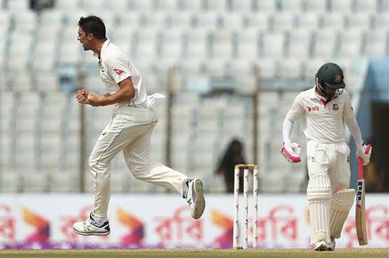 Bangladesh 157 all out, Australia need 86 to win