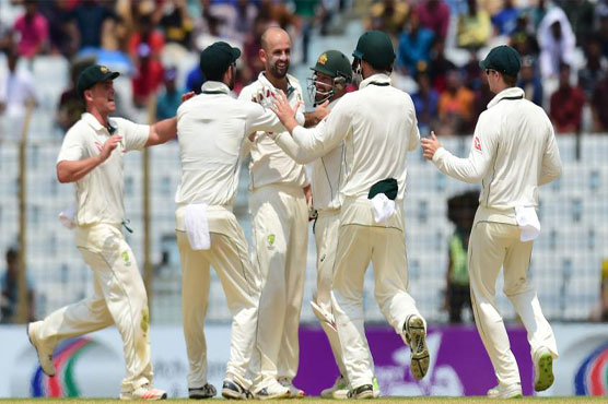 Lyon spin gives Australia crushing win over Bangladesh