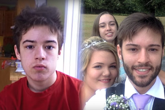 The guy who took selfies from the age of 12 to wedding day