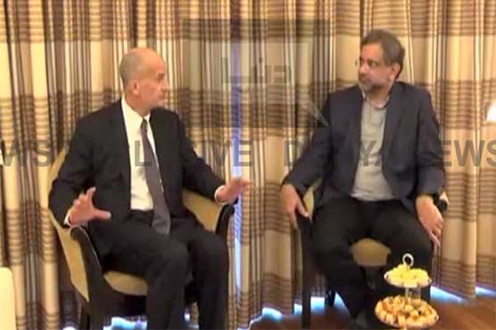 PM Abbasi meets General Electric vice-president in New York