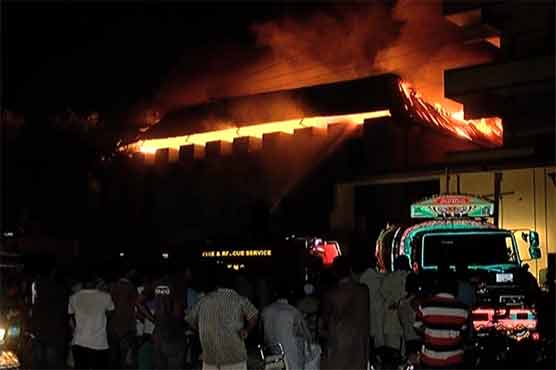 Karachi: Blaze at garments factory causes huge loss