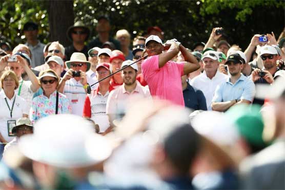 All eyes on Tiger at Masters practice as tension builds