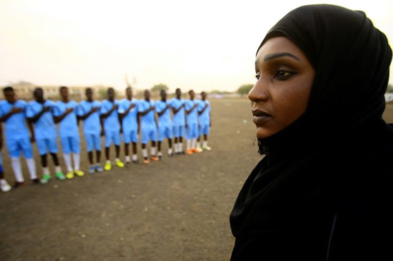 Sudan's 'sister coach' takes love of football to field