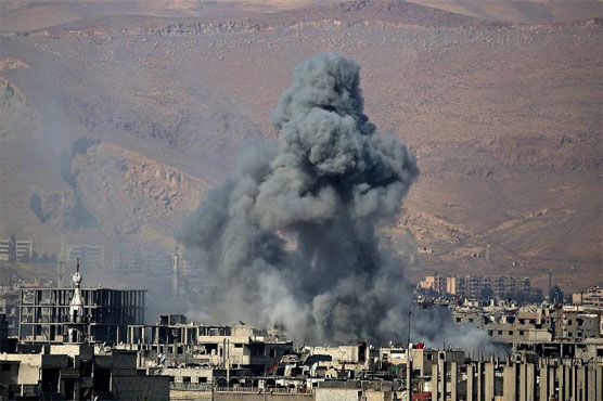 Syrian army shells jihadist enclave near Damascus -pro-Assad commander Syrian army shells jihadist enclave near Damascus -pro-Assad commander