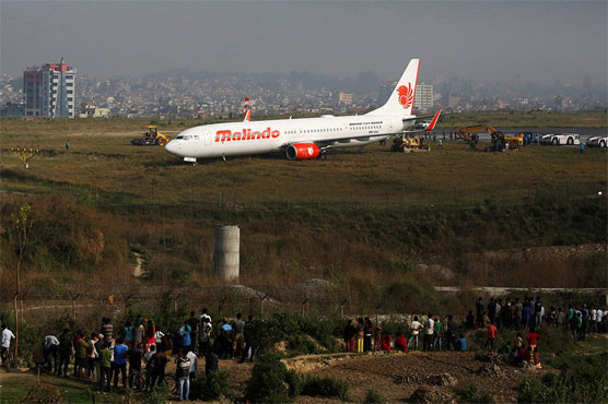 Kathmandu airport closed after jet skids off runway