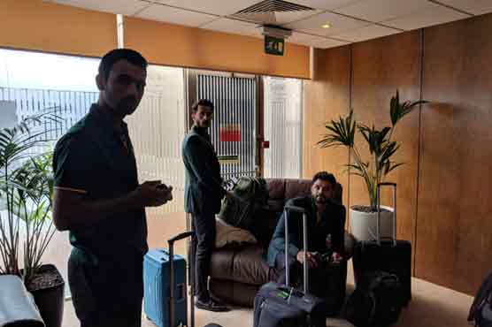 Pakistan cricket team lands in London for England-Ireland tour