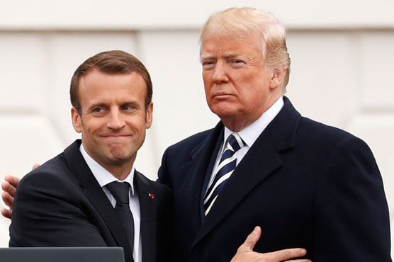 Trump and France's Macron seek to resolve differences on Iran deal