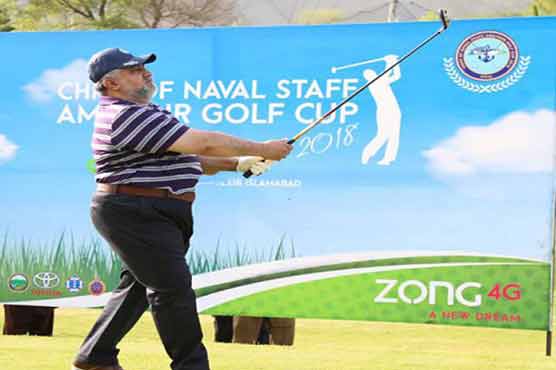 Three categories participated during second day of Naval Golf Cup