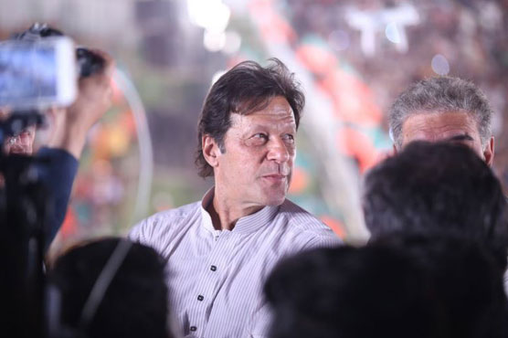 Imran Khan visits Minar-e-Pakistan, reviews arrangements