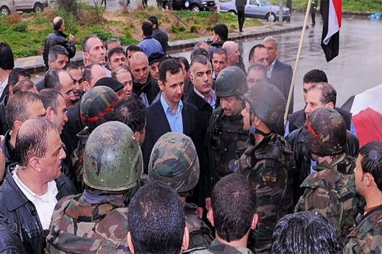 'Victory is near,' Syria's Assad tells troops