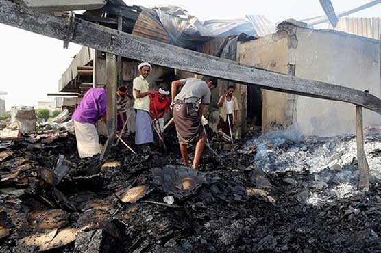 Air strikes on fishing port in Yemen's Hodeidah kills 26