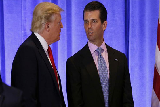 Trump admits son met with Russian to get information on opponent