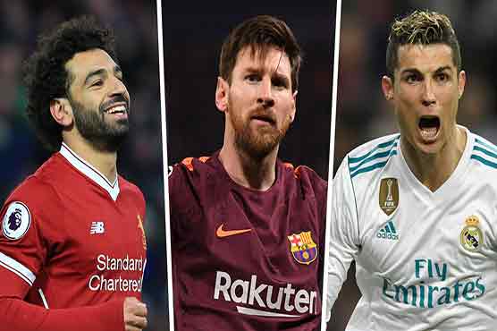 Salah, Ronaldo and Messi on Champions League awards shortlist