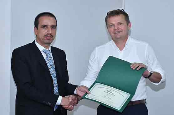 Pakistani student wins IPNI Scholar Award in Thailand