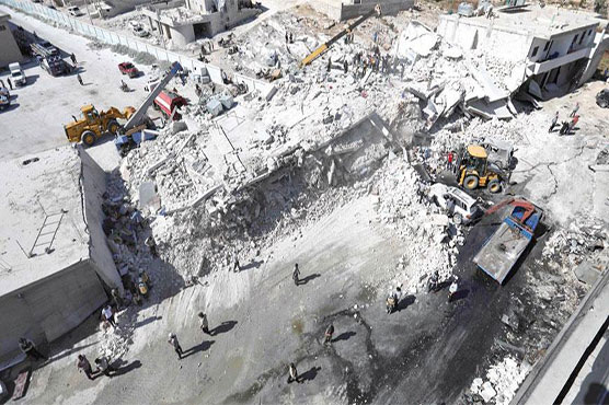 Children among 39 civilians dead in Syria arms depot blast: monitor