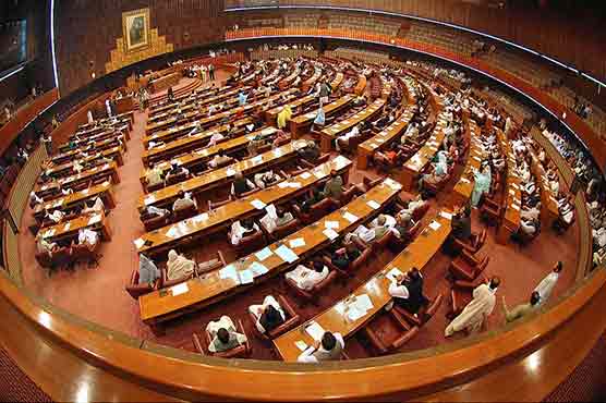 Voting for slot of NA Deputy Speaker underway