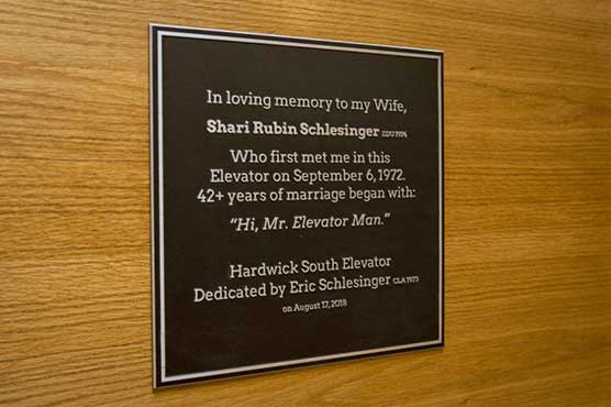 University honours students who found love in elevator in '72