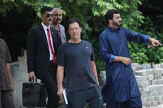 No holiday from work: Newly-elected PM Khan reaches office 